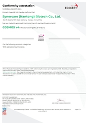 Synercare (Nantong) Biotech Co. Ltd 공장 생산 라인