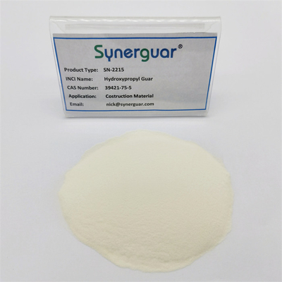 비용 효율적인 Hydroxypropyl Guar Gum은 중간 점도와 건축 자재 대체율이 높습니다.