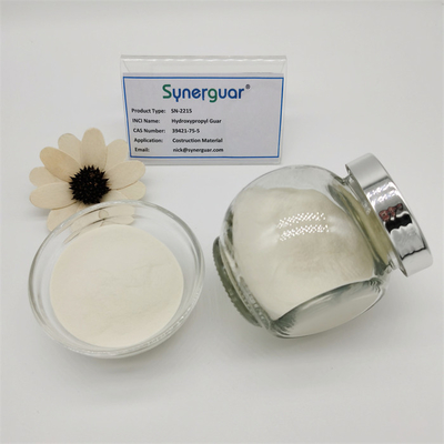 비용 효율적인 Hydroxypropyl Guar Gum은 중간 점도와 건축 자재 대체율이 높습니다.