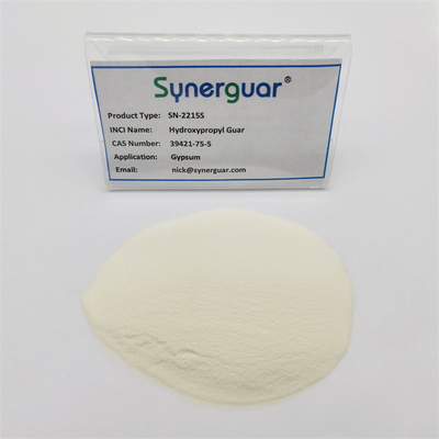 높은 비용 성능을 가진 기본 Hydroxypropyl Guar Gum은 중간 점도와 석고 대체 수준을 가지고 있습니다.