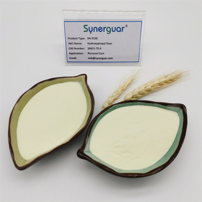 고품질의 Hydroxypropyl Guar Gum은 개인 관리를 위한 초고점도와 중간 정도의 대체성을 가지고 있습니다.
